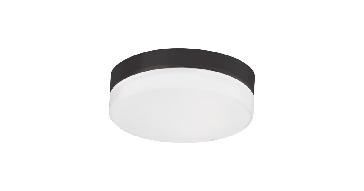 Kuzco Lighting FM2011BK Lomita 11" Wide LED Flush Mount
