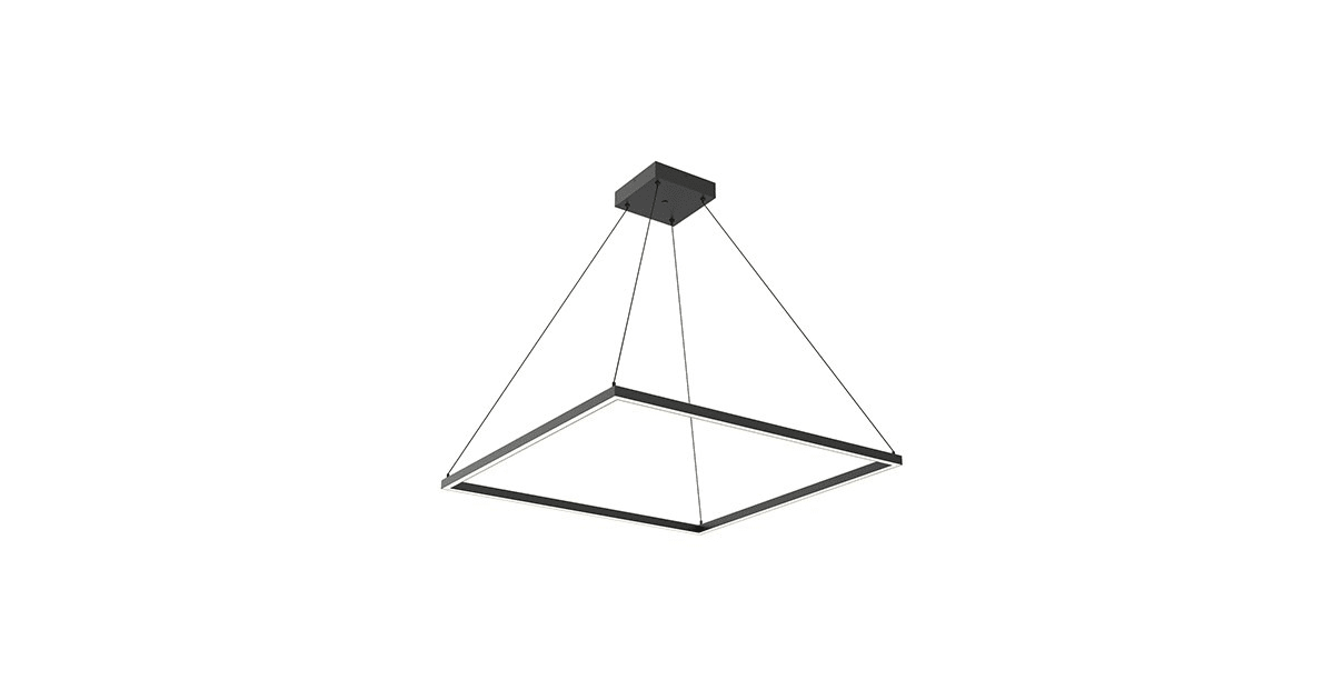 Kuzco Lighting PD88136 BK Piazza 36 Wide LED Suspension Build