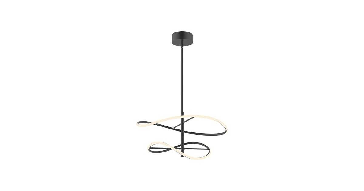 Kuzco Lighting PD96424BK Collide 25" Wide LED Multi Light