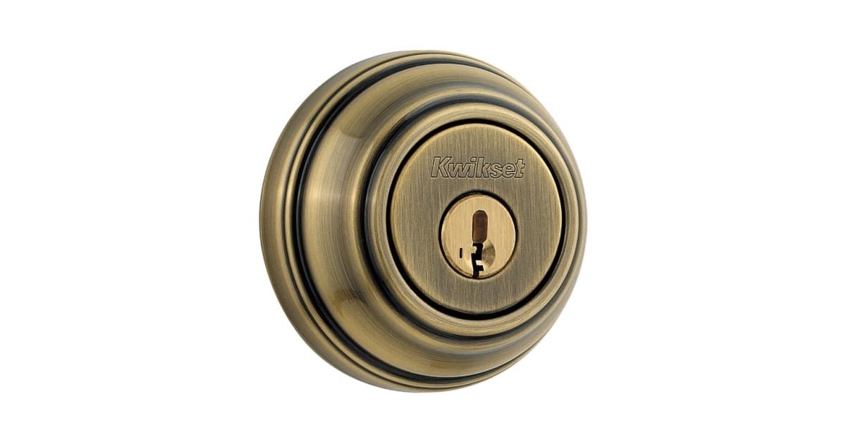 Kwikset 9805SV1 Smartkey Single Cylinder Deadbolt from
