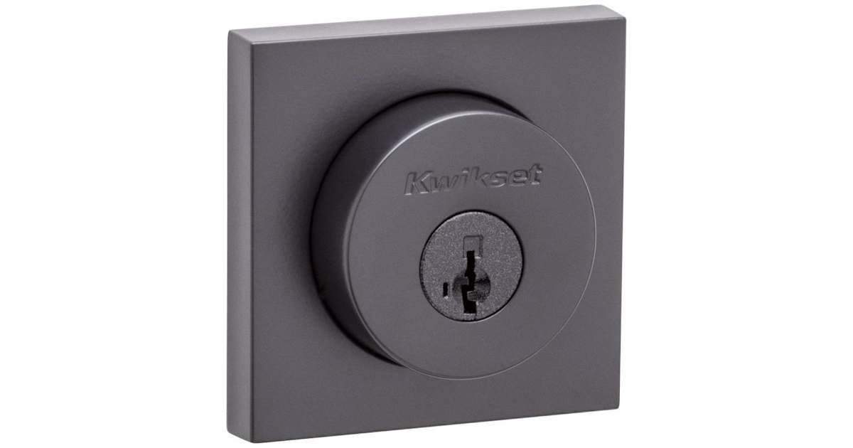 Kwikset 159SQT-514S.STRKP Halifax Double Cylinder Keyed Entry