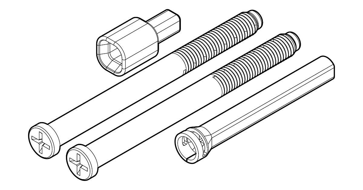 Kwikset 83022001 Deadbolt Thick Door Extension Kit
