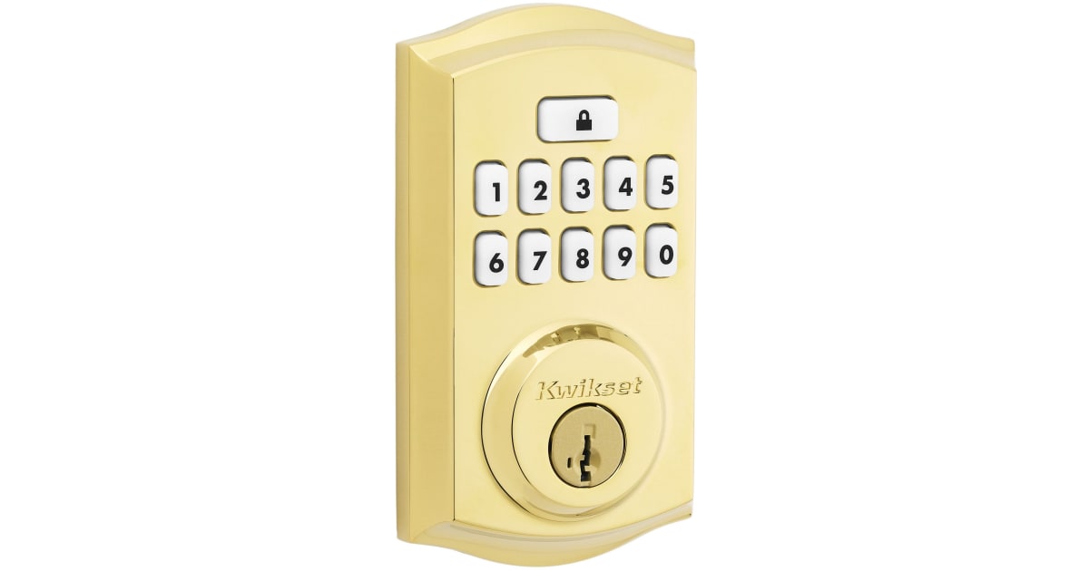 Kwikset 9260TRLL03S SmartCode Deadbolts Touchpad Single