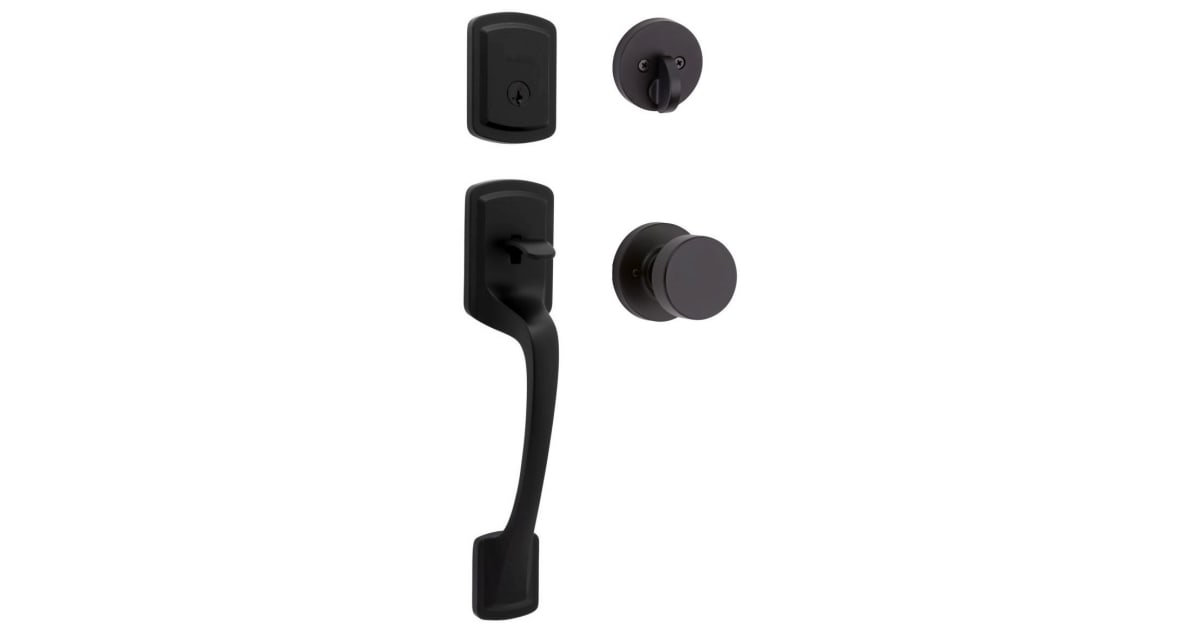 Kwikset CP818PGHPSKRDT514S Prague Clear Pack Sectional