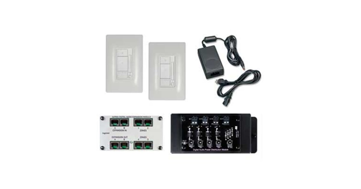 Legrand AU7052WH Radiant Digital Audio Two Room Expansion