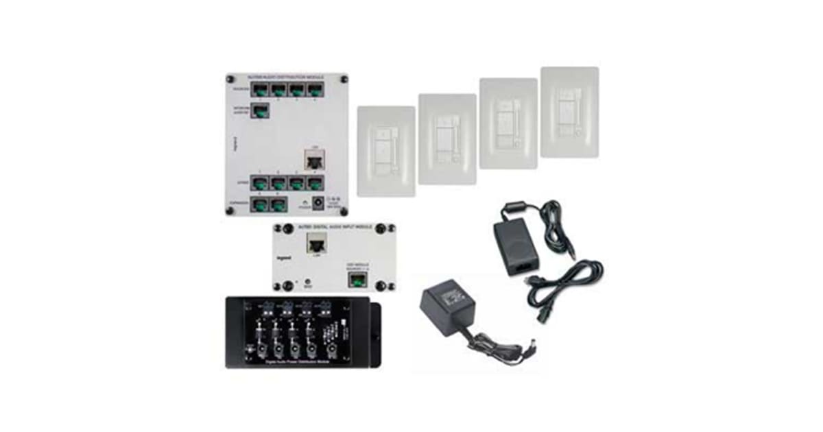 Legrand AU7154WH Radiant Digital Audio Four Room Single