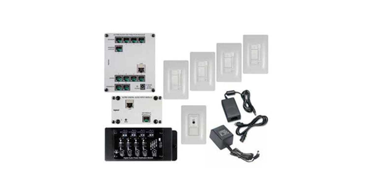 Legrand AU7254WH Radiant Digital Audio Four Room Multi
