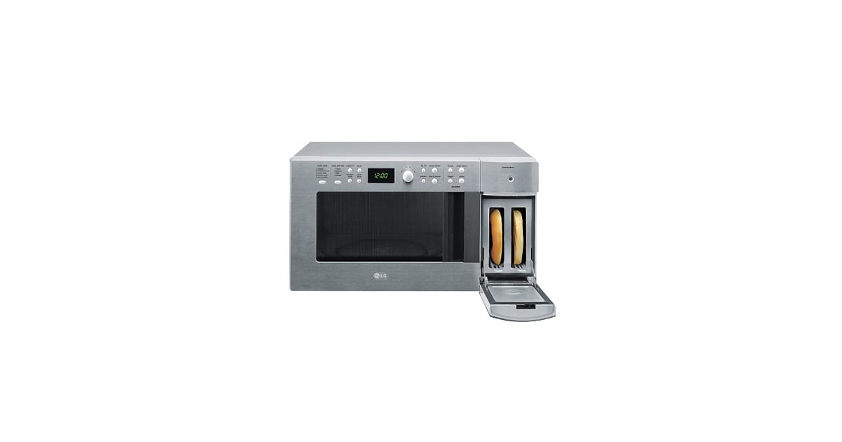 LG LTM9000ST 0.9 cu. ft. Combination Microwave Oven and Toaster with 900  Microwave Watts, 6 Auto Cook Options and 9 Toaster Browning Levels