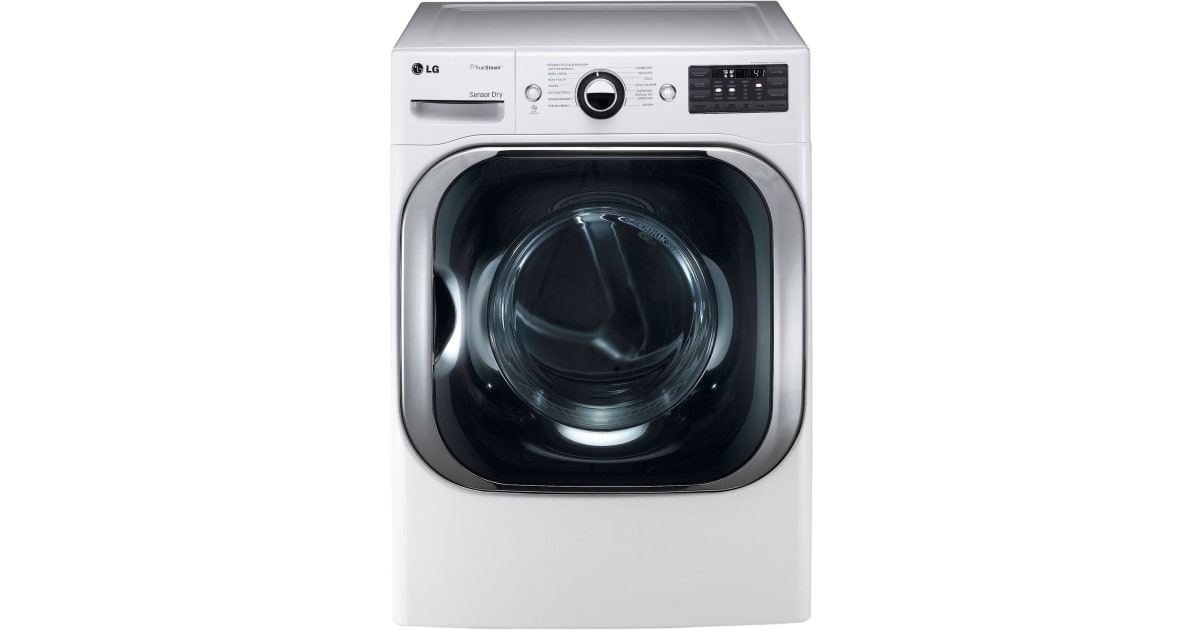 LG DLGX8001W 9.0 Cu. Ft. Mega Capacity Gas Dryer with