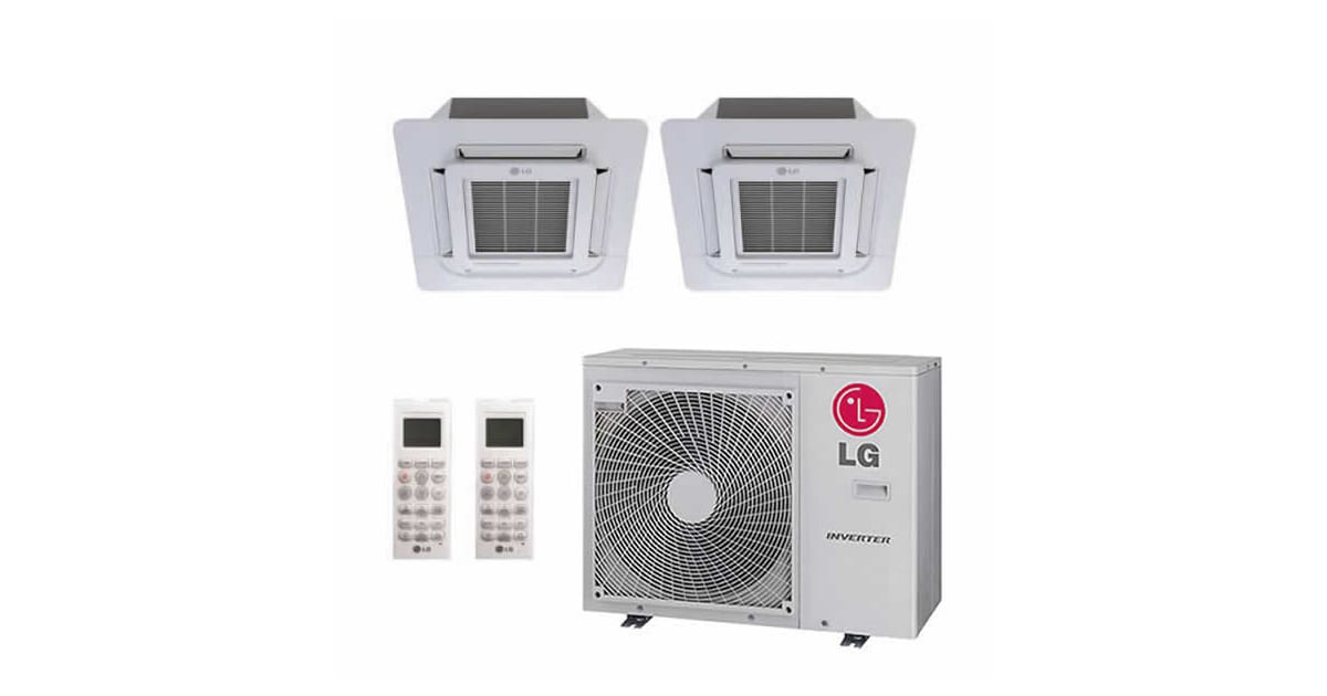 LG L2H36C12180000 Multi F Series 36K BTU Cooling / 36K BTU Heating 21.5 ...