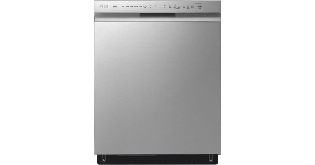 LG LDFN4542S 24 Inch Wide 15 Place Setting Energy Star Build