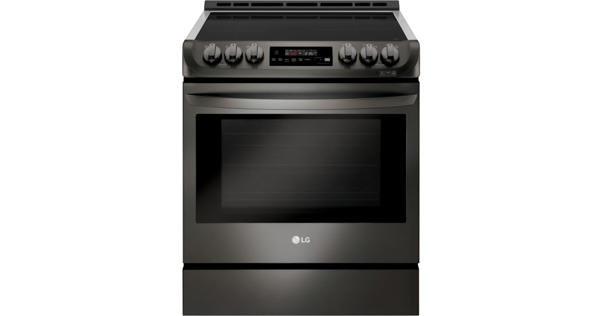 LG LSE4617ST 30 Inch Slide-In Induction Smart Range with 5 Cooktop