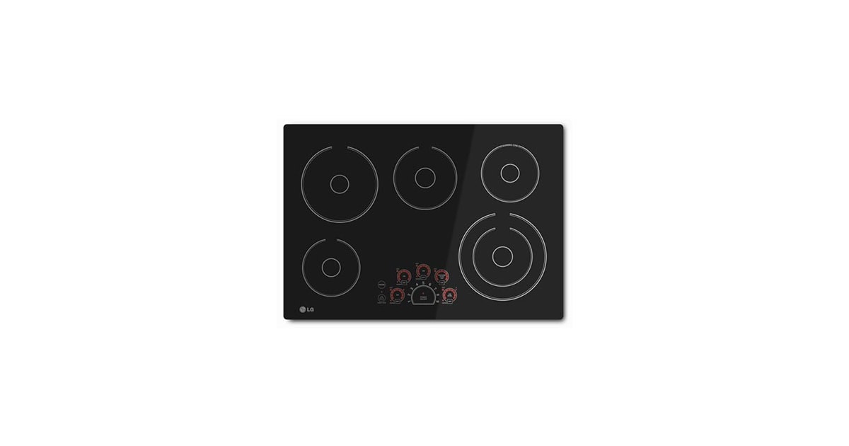 LG LCE3010SB 30" Radiant Cooktop with Smoothtouch™