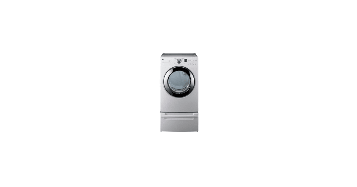 LG DLE2101W 7.3 Cubic Foot Ultra Capacity Front Loading