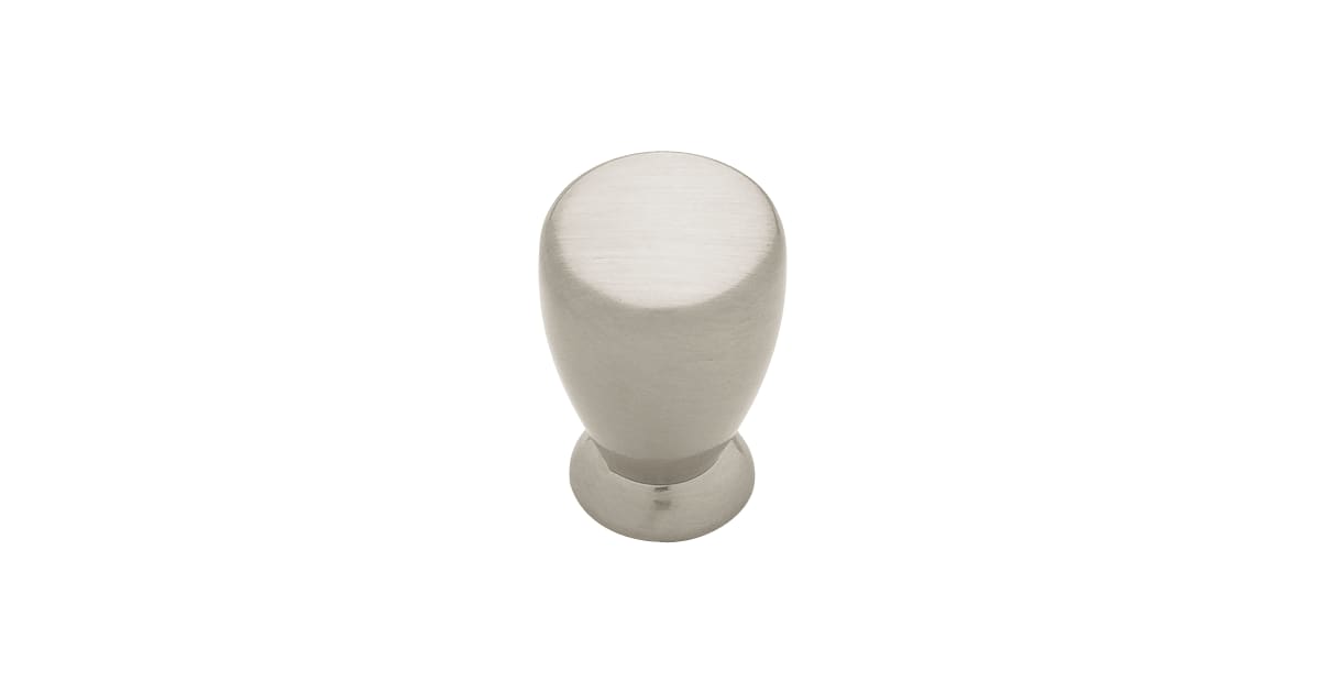 Liberty PN0248C-SN 3/4" Milk Bottle Cabinet Pull – Satin Nickel Finish Knob