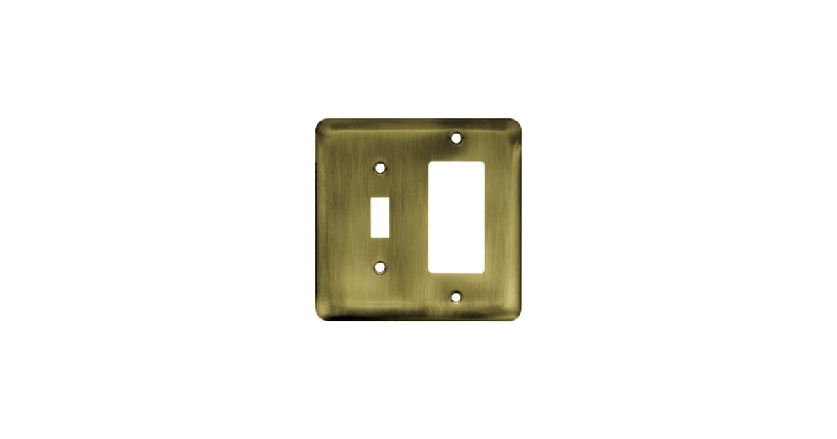 Liberty Hardware 64365 Stamped Round Series Single Switch and Decorator ...