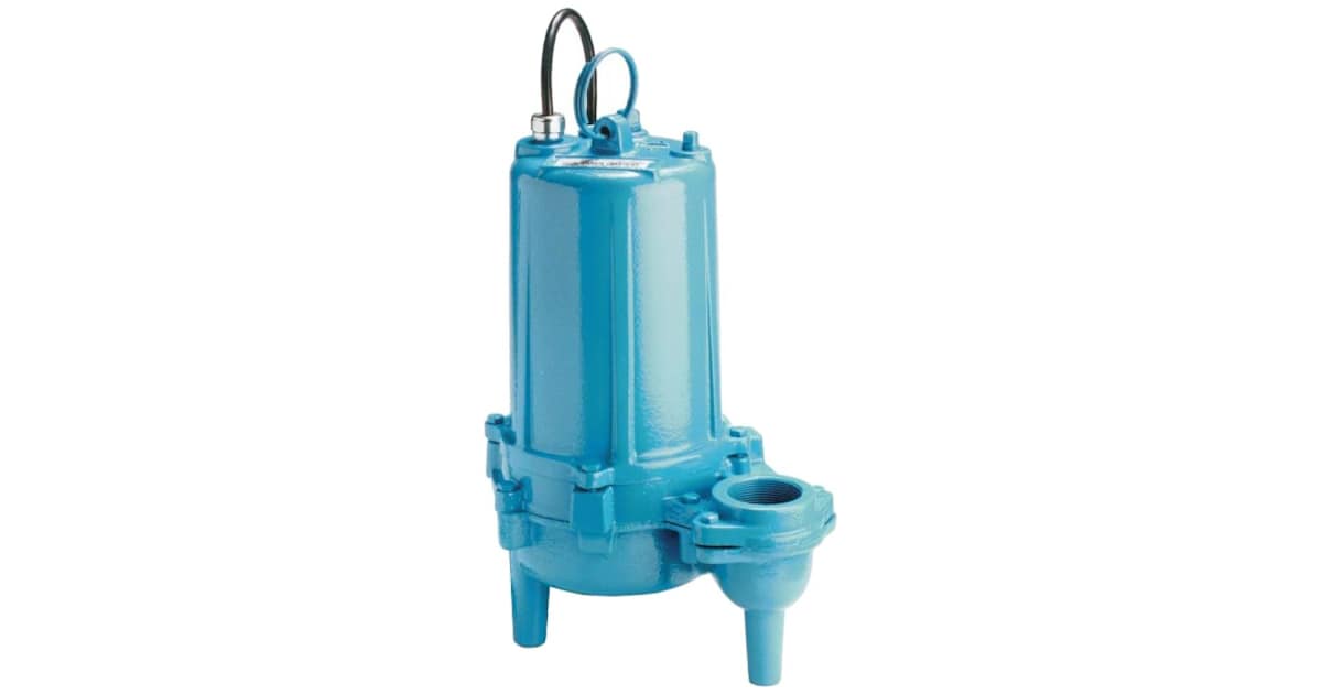 Little Giant 620203 WS102M-12 - 1 HP Cast Iron Sewage Pump (2") with 20 ...