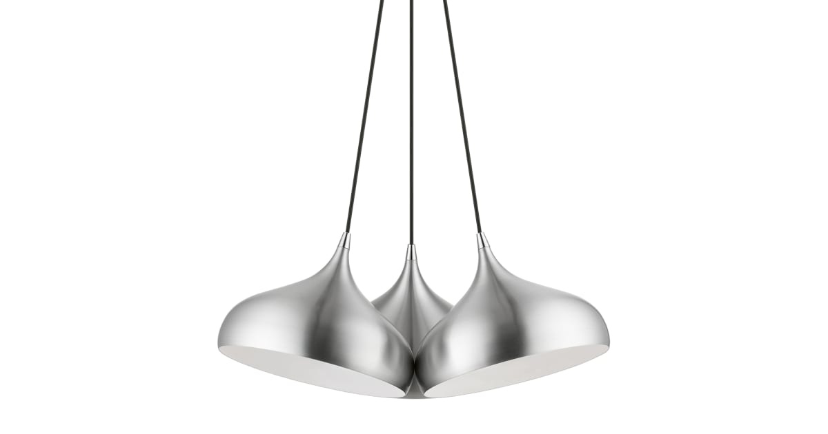 再入荷アイテム Livex Lighting 41053-66 Amador 3 Light 25 ロッド