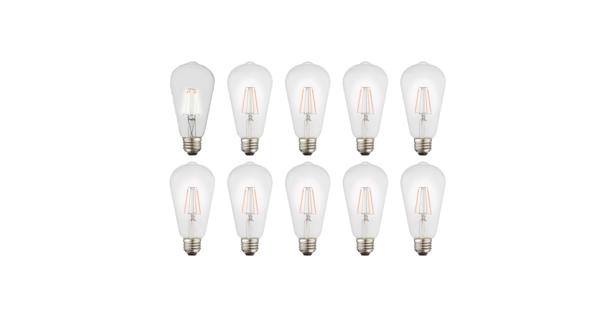 Livex Lighting 960401X10 Pack of (10) 4 Watt Vintage