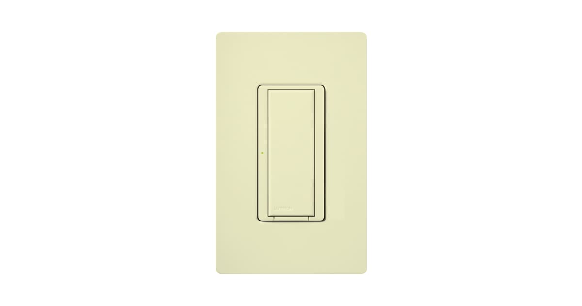 Interrupteur Lutron MRF2-8ANS-120-IV - Simple Pôle, Préréglable, Blanc Cassé - Neuf