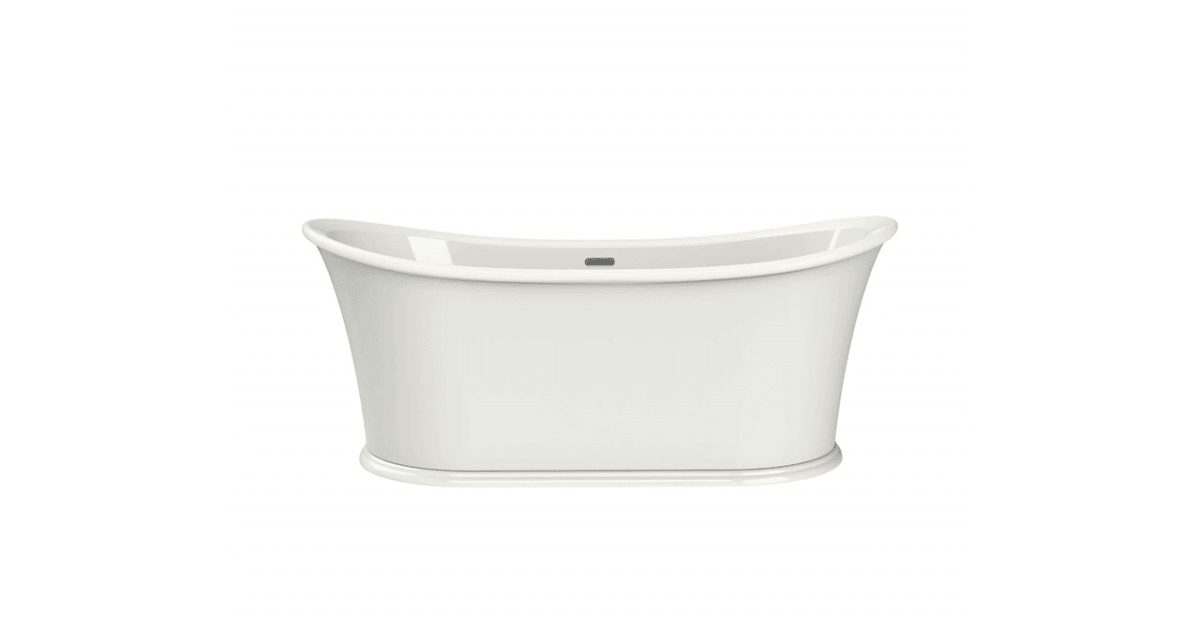 Maax 106389000001 Elina 66" x 34" Freestanding Soaking