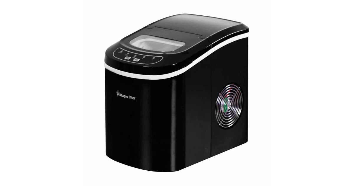 Magic Chef MCIM22B 10 Inch Wide 1.5 Lbs. Portable Ice