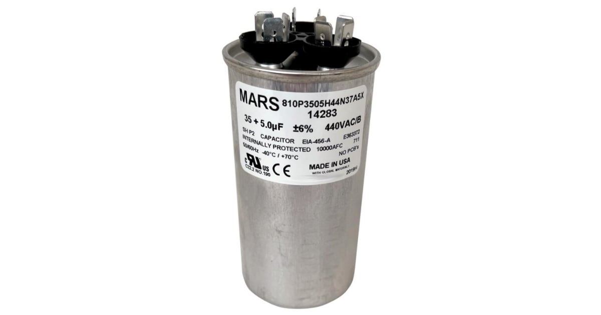 mari❤︎ 35 + 5 uF x 370 or 440 VAC Round - BMI USA Made Capacitor