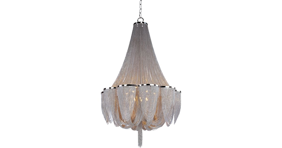 Maxim 21468NKPN Chantilly 42" Wide 14 Light Chandelier | Ferguson Home