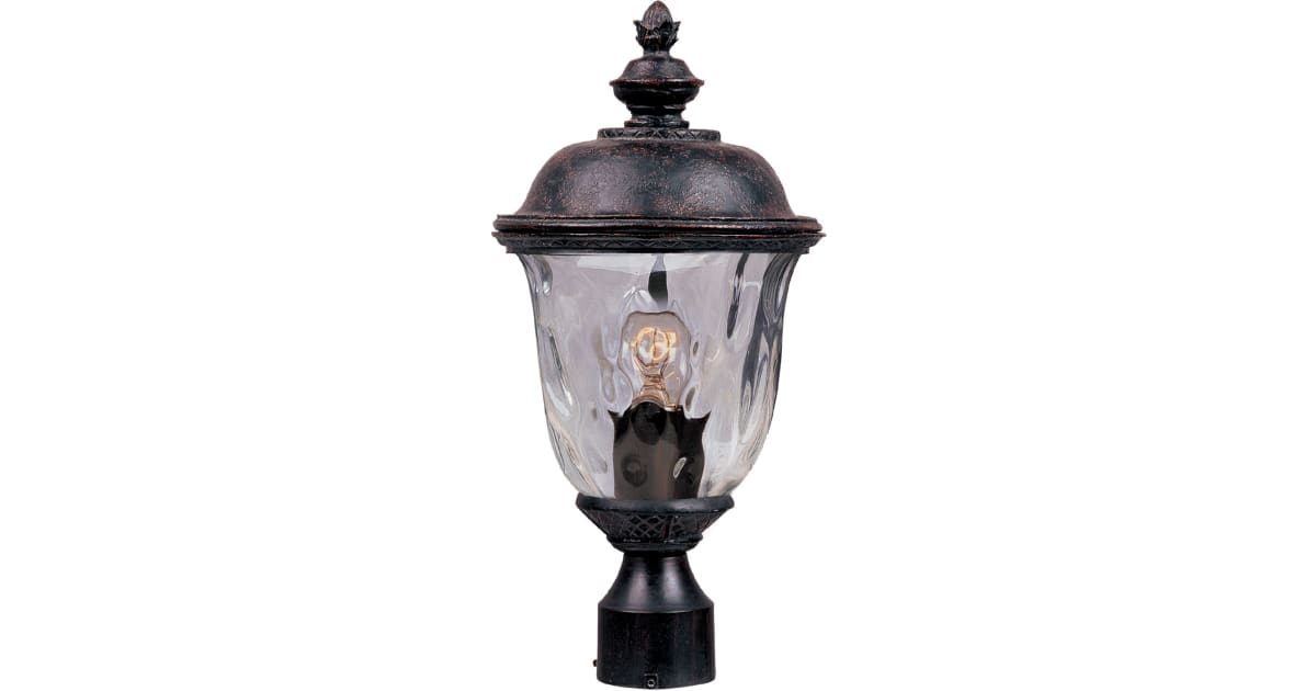 Maxim 3426WGOB Carriage House DC 1 Light Outdoor Post Build