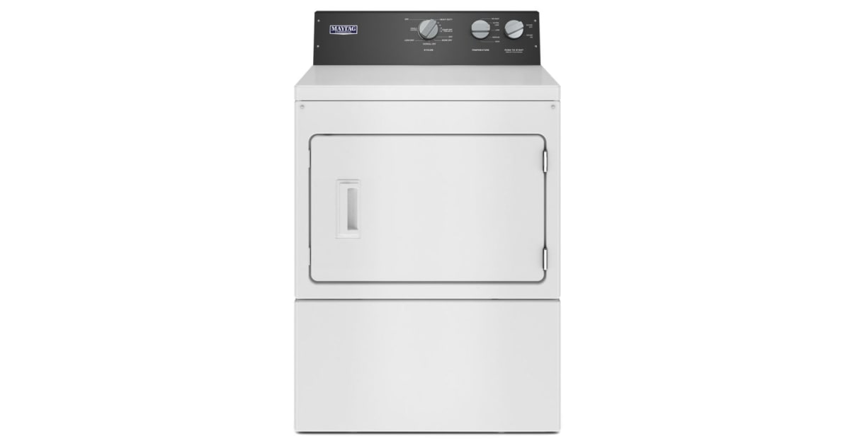 Maytag MEDP585GW Commercial Grade Residential Dryer 7.4