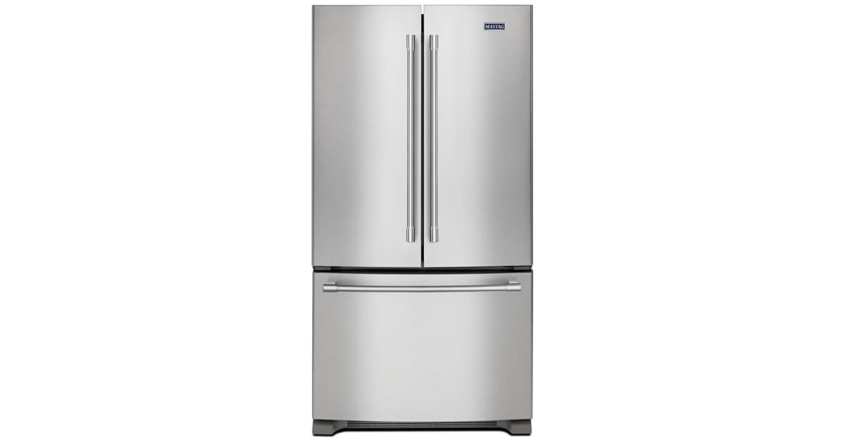 33 Inch Wide French Door Refrigerator With Water Dispenser Maytag MRFF5033PZ 33 Inch Wide 22.1 Cu. Ft. Energy Star Certified