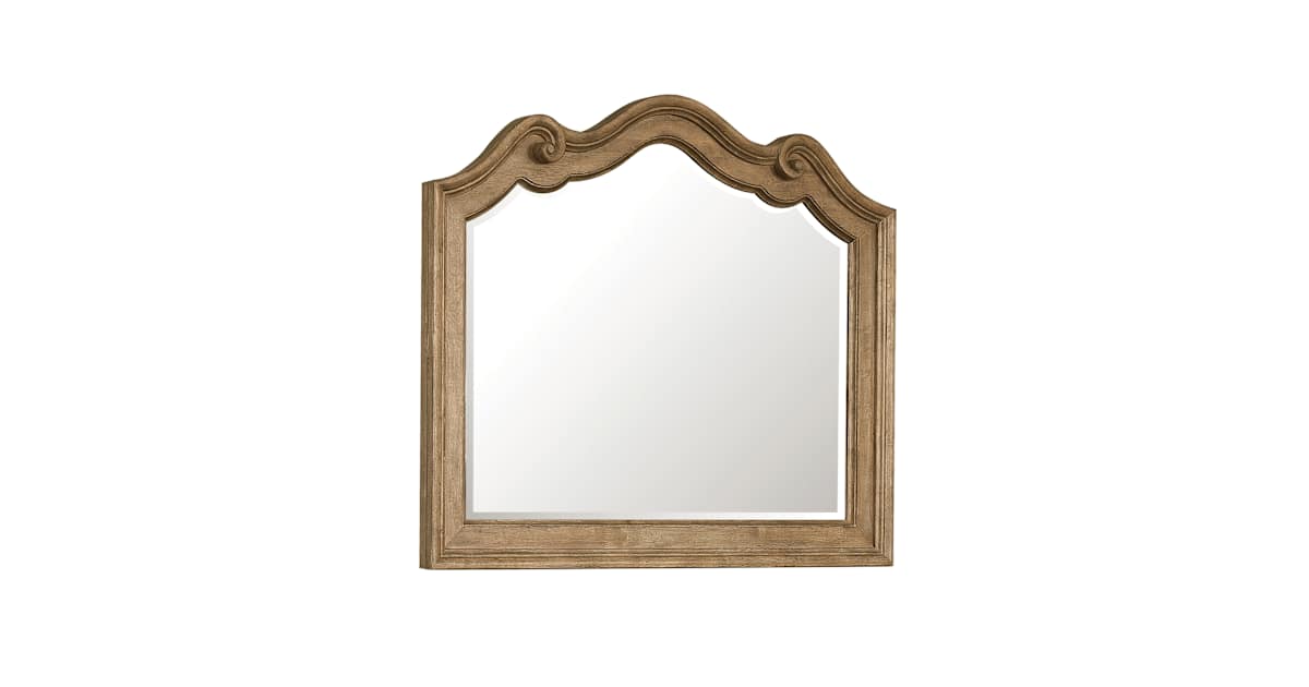 Meridian Mirror Meridian HMMIR93140NATWD Maggie 44