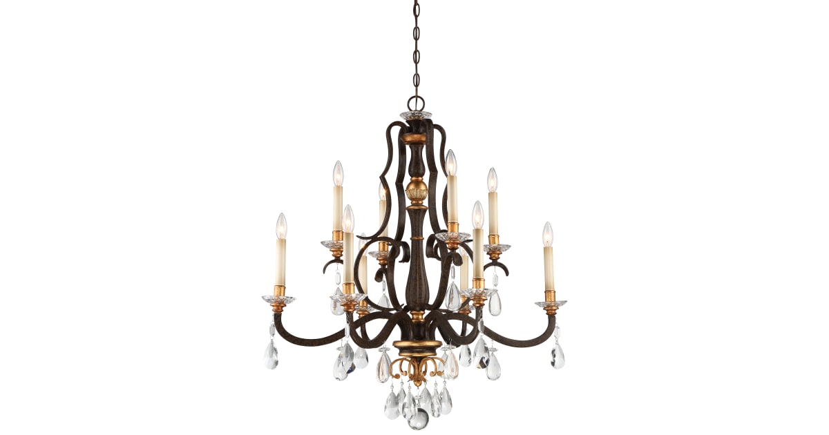 Metropolitan N6459652 Chateau Nobles 10 Light 34" Wide