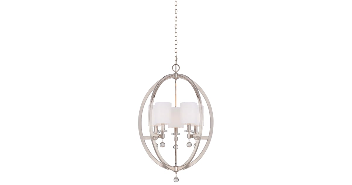 Metropolitan N6842613 5 Light 1 Tier Chandelier from the