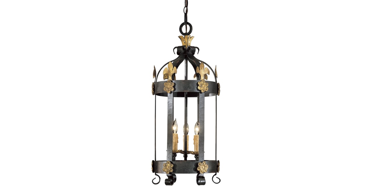 Metropolitan N6105-20 3 Light Lantern Pendant from the Montparnasse ...