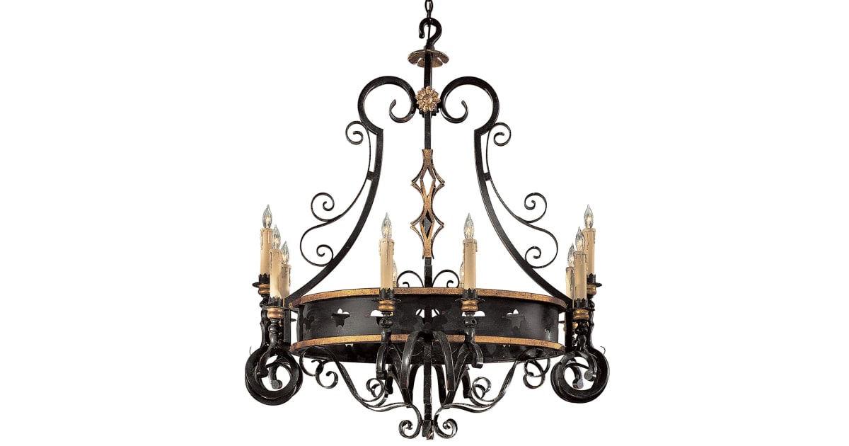 Metropolitan N6110-20 Ten Light Up Lighting Chandelier from the ...