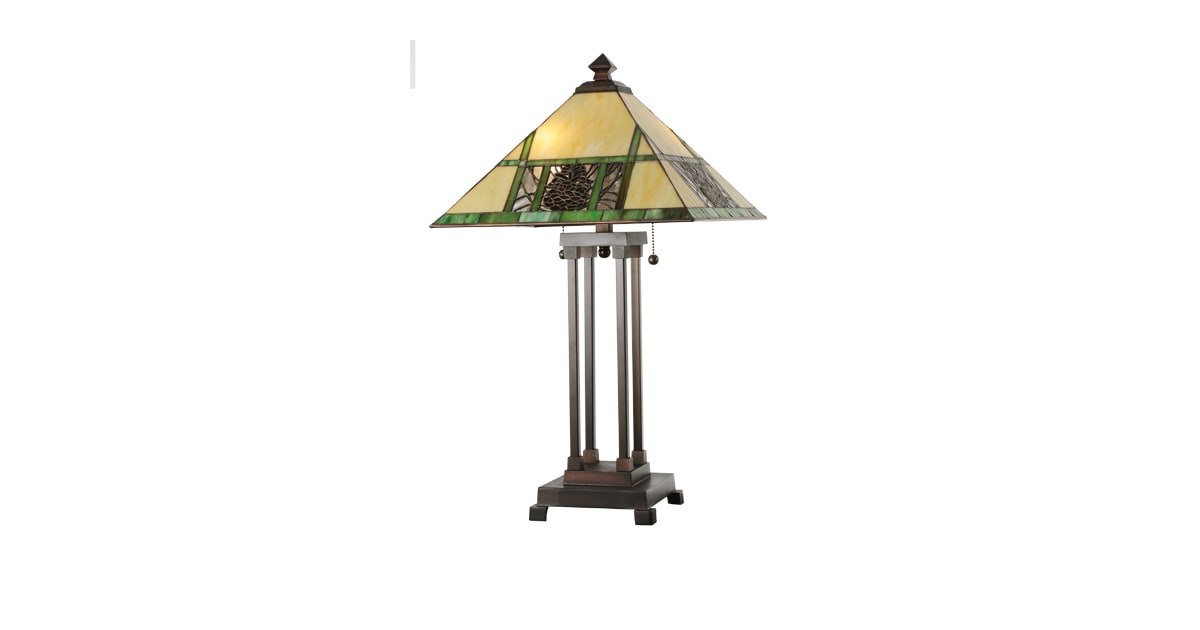 Meyda Tiffany 103380 Two Light Up Lighting Table Lamp from Meyda Tiffany 103380 Two Light Up Lighting Table Lamp from