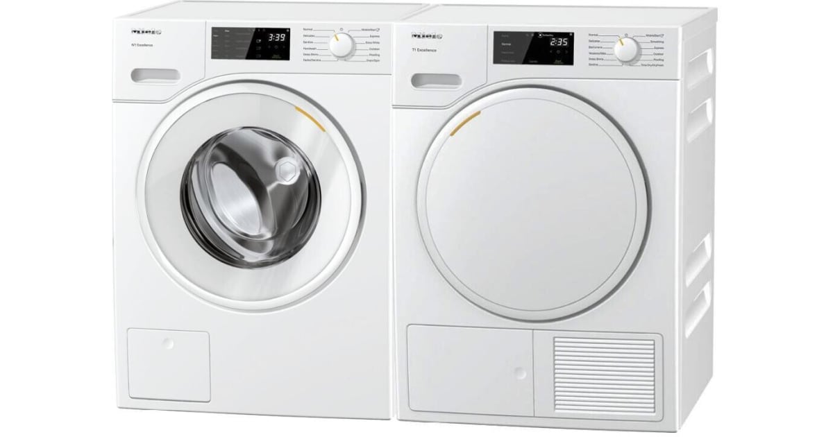 Miele wwb020wcs w1 washer and twb120wp t1 dryer online