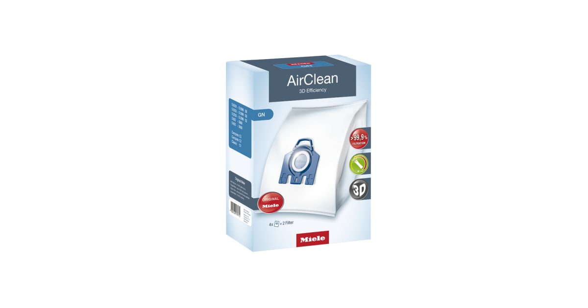 Miele 10123210 airclean hot sale 3d efficiency dust bag