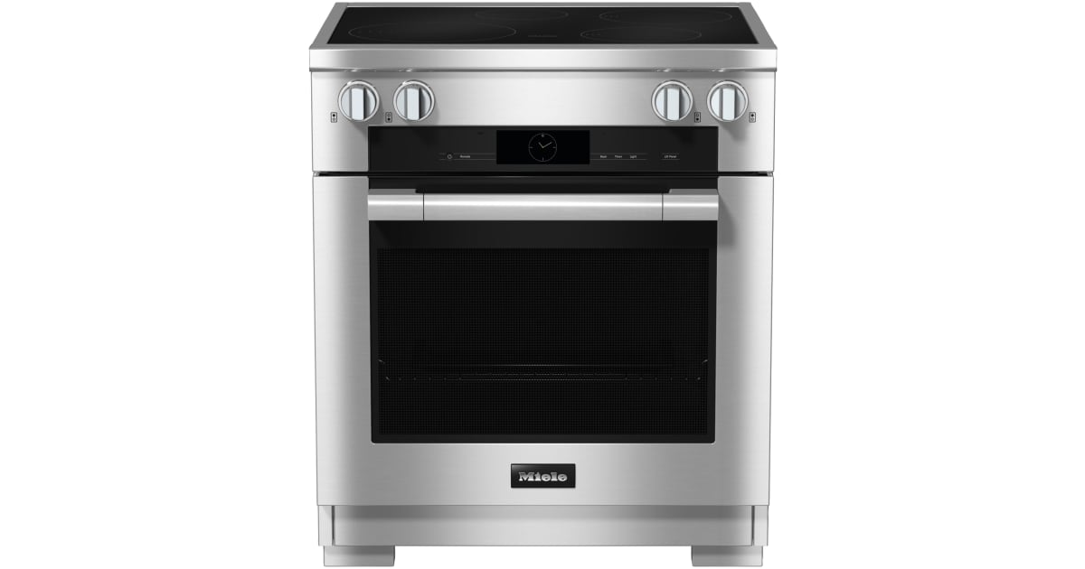 Miele slide in induction range outlet
