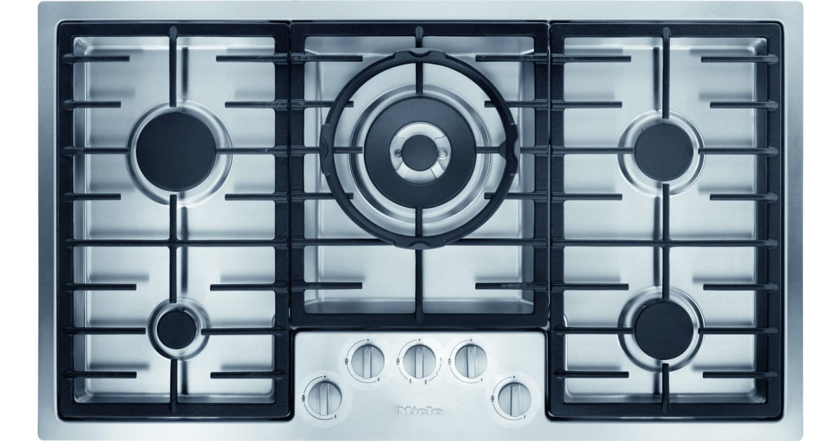 Miele KM2355G 36 Inch Wide 5 Burner Gas Cooktop with