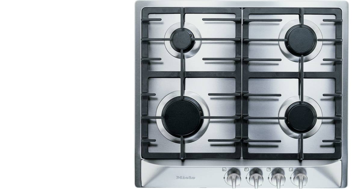 Miele KM360G 24 Inch Wide 4 Burner Gas Cooktop Build