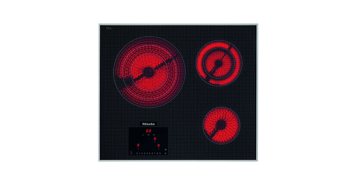 Miele KM5820 24 Inch Wide 3 Burner Electric Cooktop | Build.com