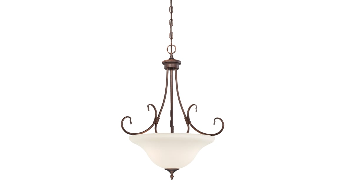 Millennium Lighting 1383RBZ Fulton 3 Light Pendant