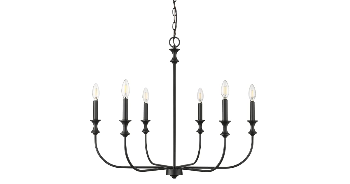 Millennium Lighting 29506-MB Savanne 6 Light 28