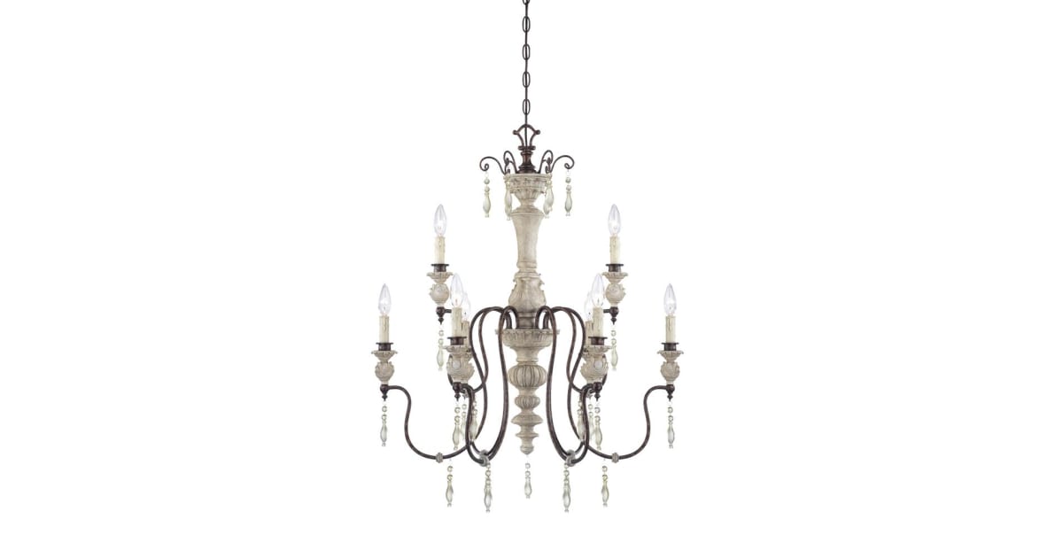 Millennium Lighting 7309 AW BZ Denise 9 Light Two Tier Build