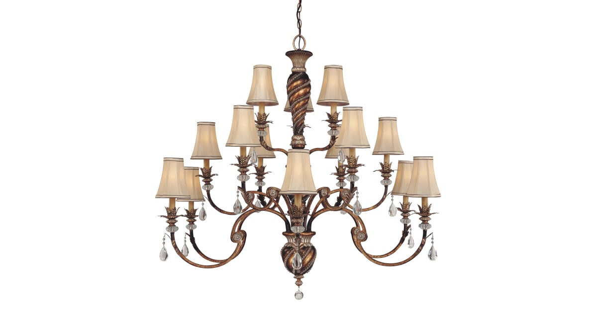 Minka Lavery 1749 206 15 Light 3 Tier Crystal Chandelier from the Aston