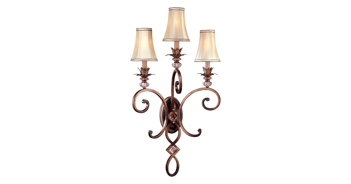 Minka Lavery 6753 206 3 Light Candle Style Wall Sconce from the Aston