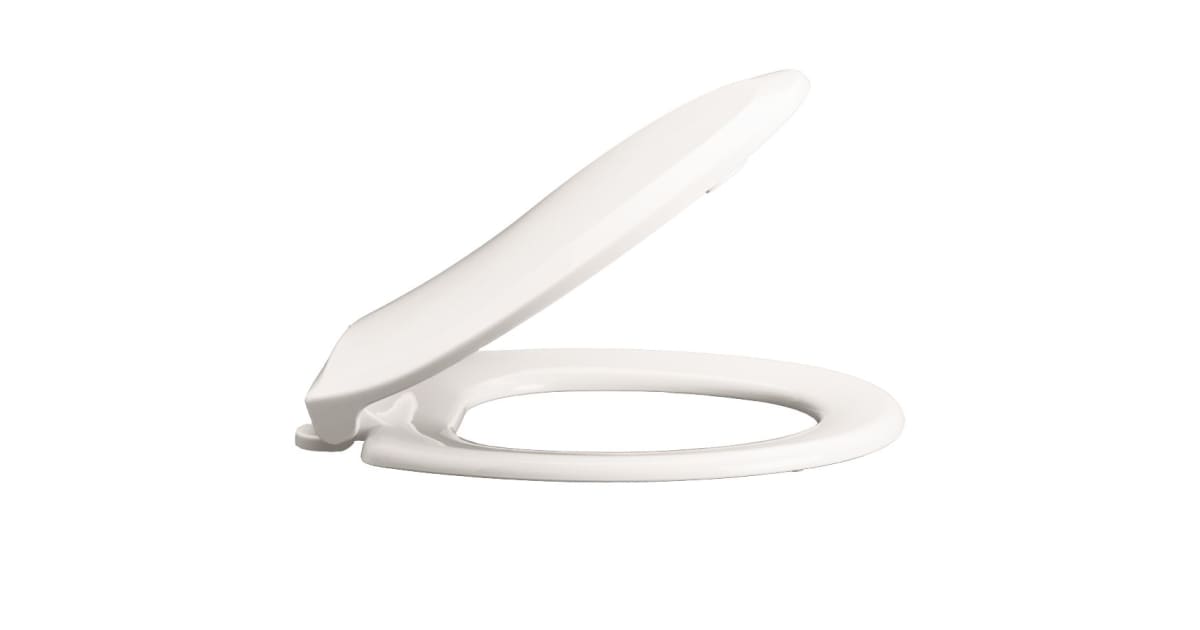 Mirabelle MIRTSEZ100BS Easy Clean Round Toilet Seat with