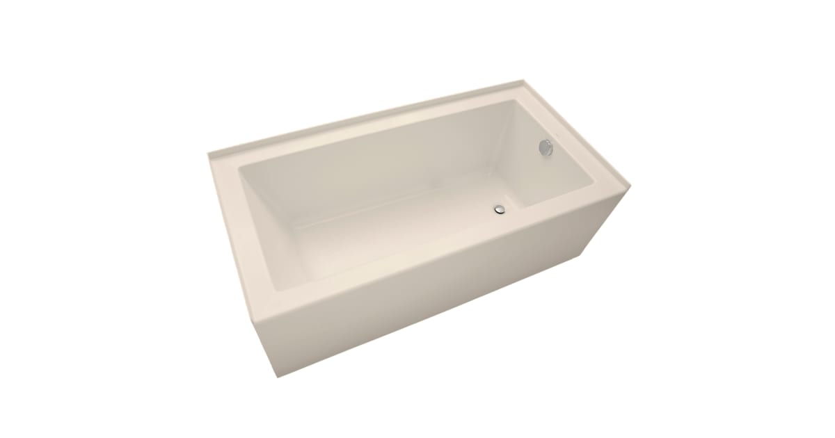 Mirabelle MIRSKS6030RBS 60" X 30" Acrylic Soaking Bathtub